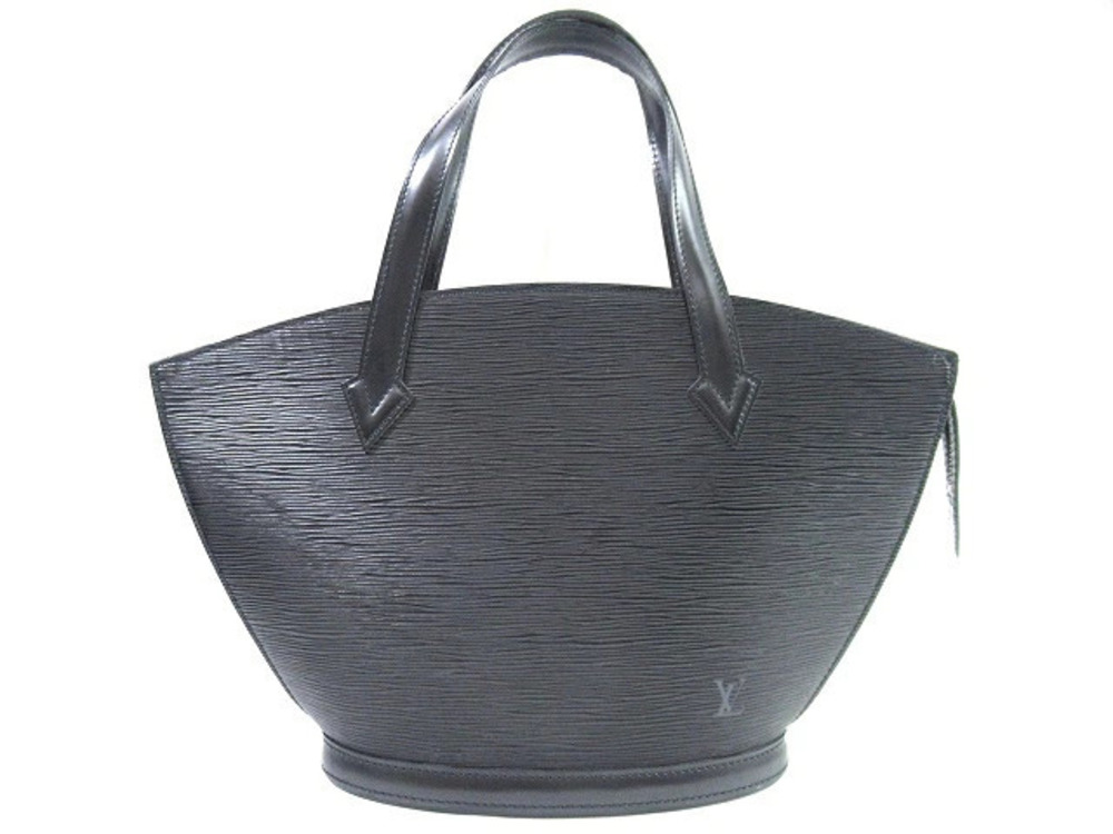 LOUIS VUITTON Shoulder Bag Saint Jacques Noir Black Epi